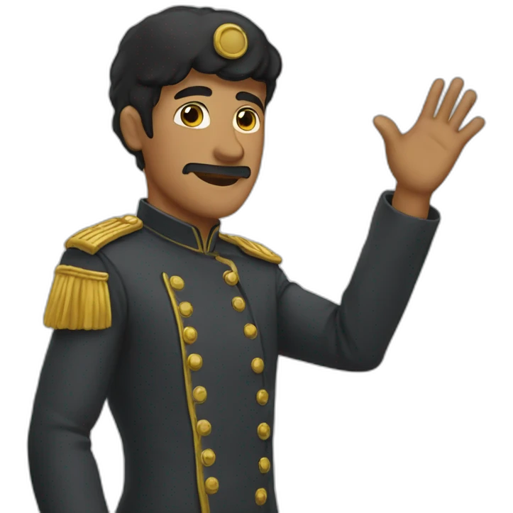 Saludo emoji