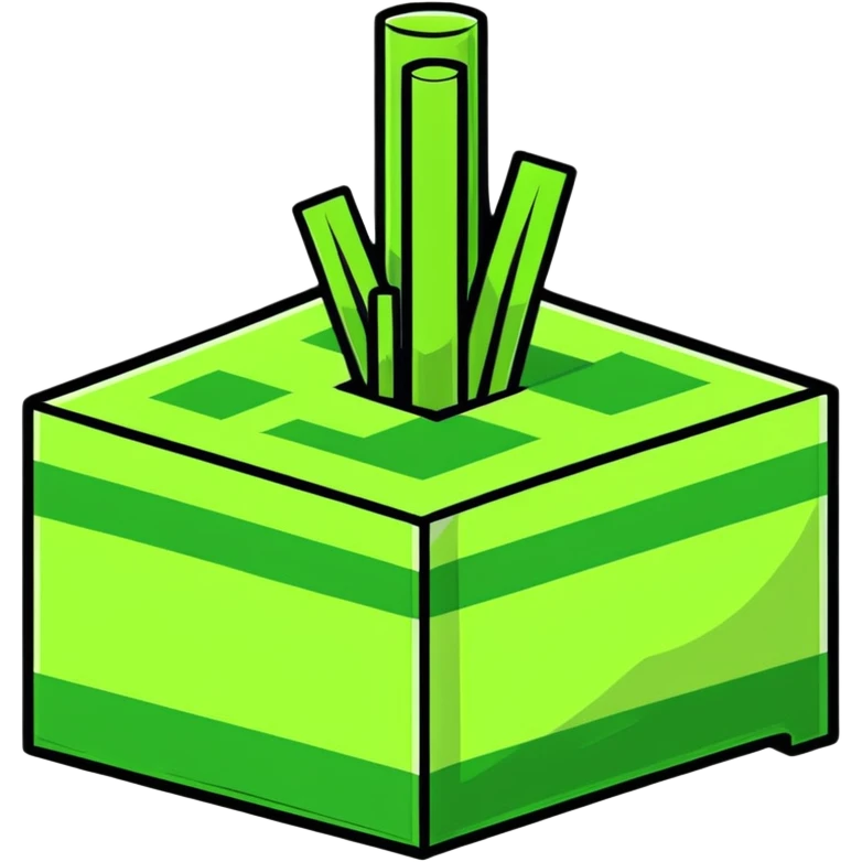 Minecraft grass block emoji