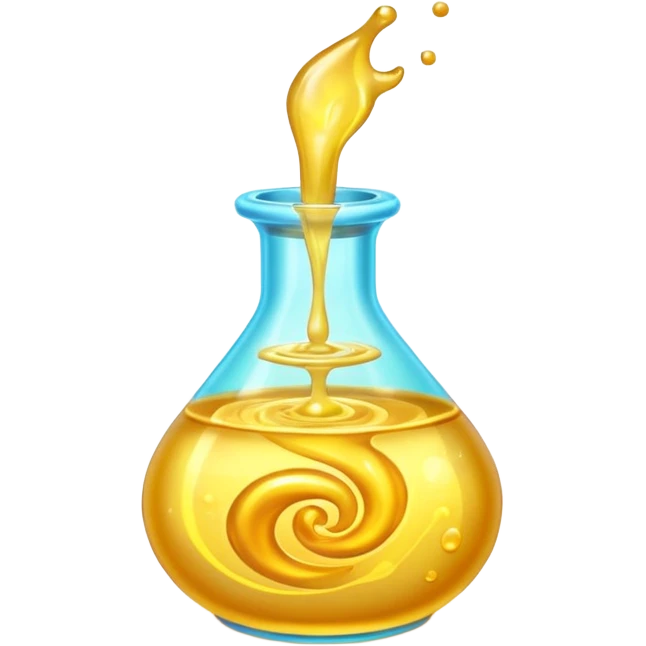 golden neon potion  emoji