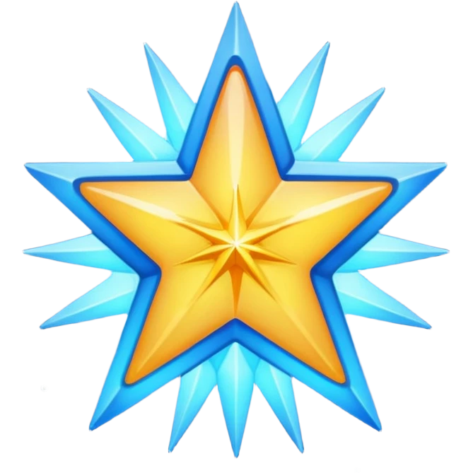 star blue emoji