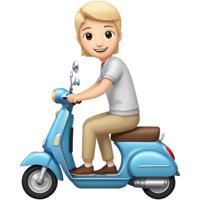 riding a scooter emoji
