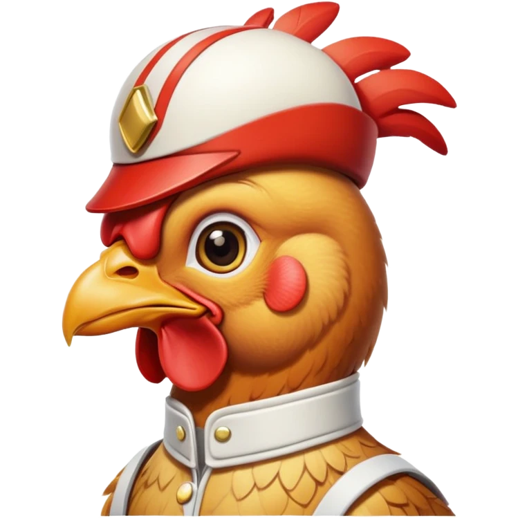 Chicken jokey emoji