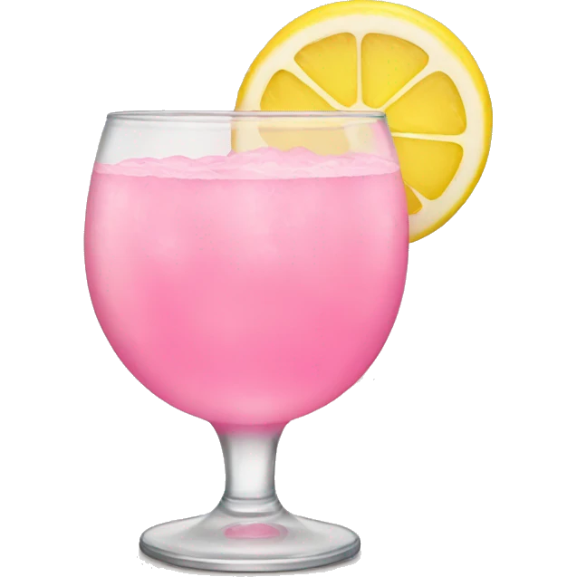 Pink lemonade  emoji