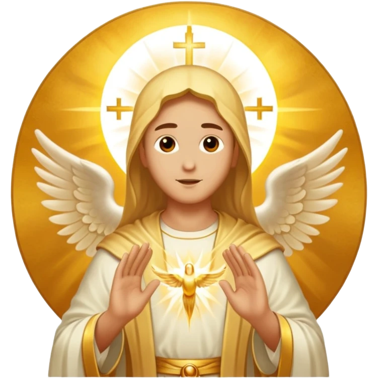 Holy Spirit from Christian Gods emoji