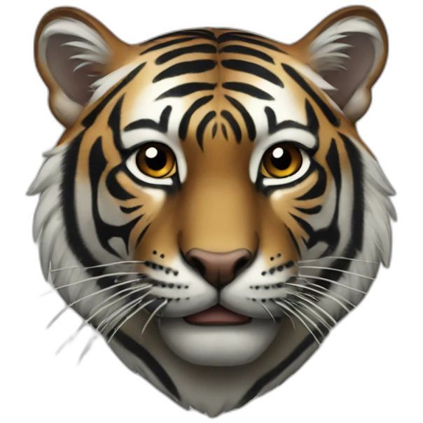 BLACK Tiger emoji