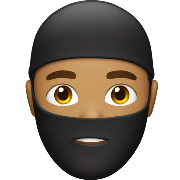 Ninja with a low taper fade emoji