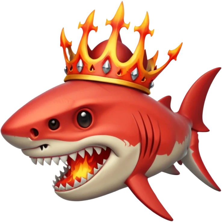             🦈🔥🔥🔥🔥🔥🦈
🔥👁️   👁️🔥
🔥   █████   🔥
🔥👁️   👁️🔥
🦈🔥🔥🔥🔥🔥🦈
     👑☠️


 emoji