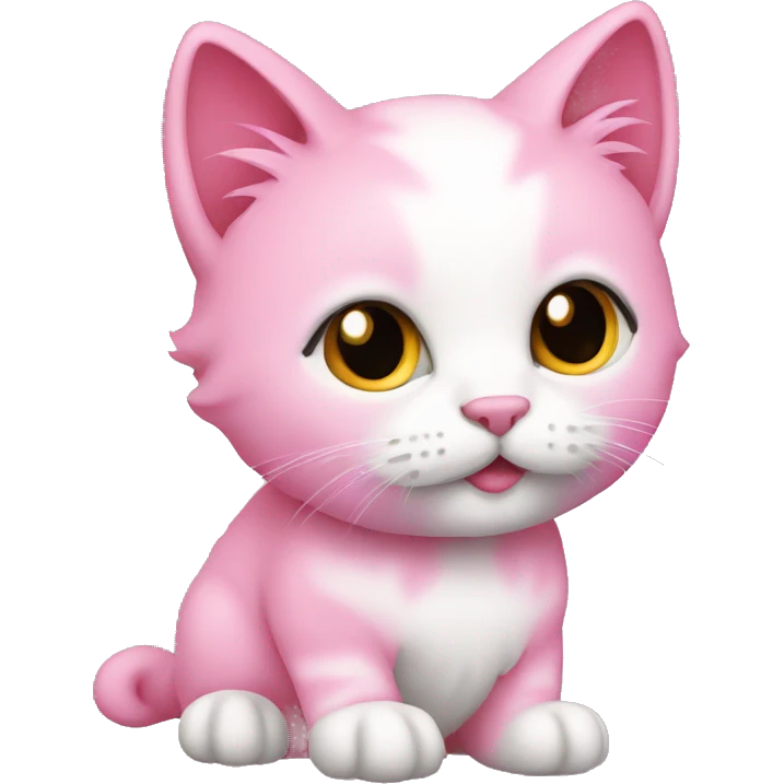 Kitty color pink emoji