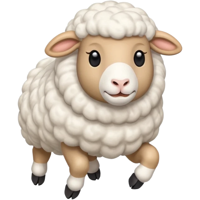 sheep jumping  emoji