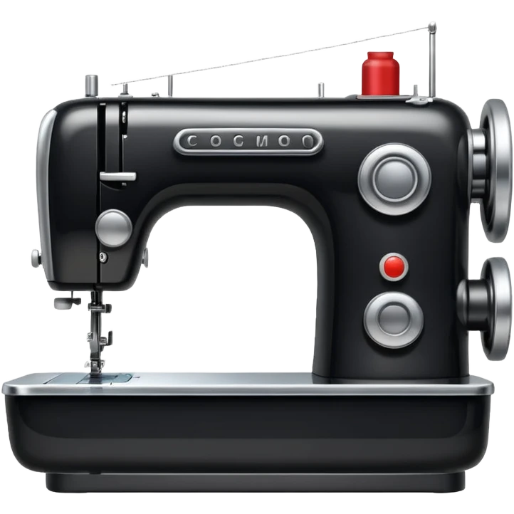 contemporary sewing machine emoji