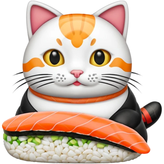 Sushi cat emoji