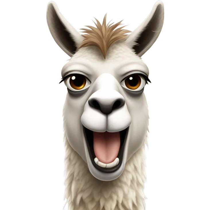angry lama emoji