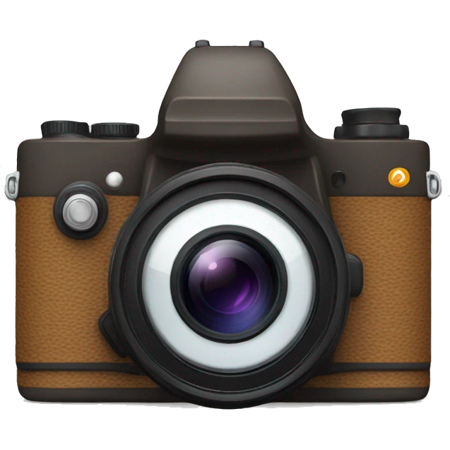 a digital camera with a big lens emoji