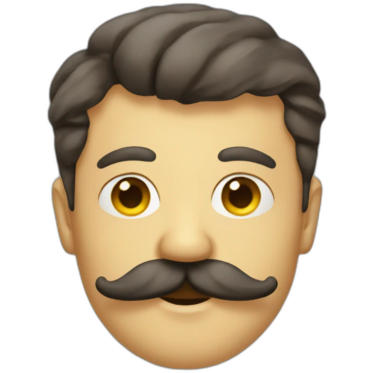 Moustache emoji