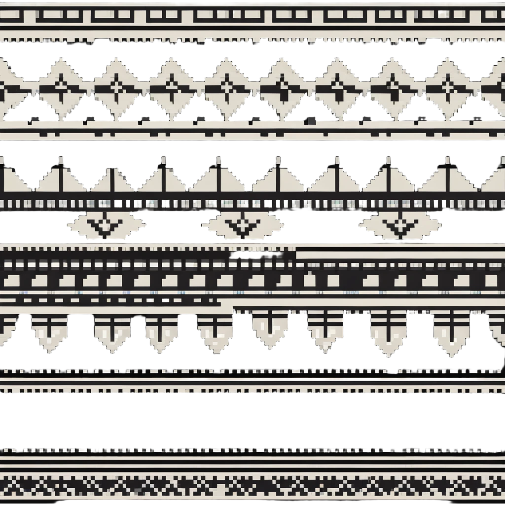 Indian textile pattern with geometric designs emoji