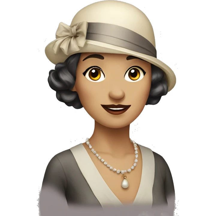 1920s woman emoji
