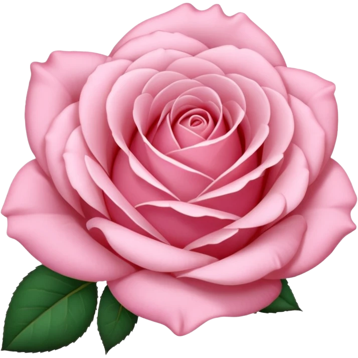A light pink colour rose emoji