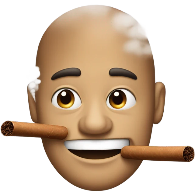 Cigar smoking a cigar  emoji