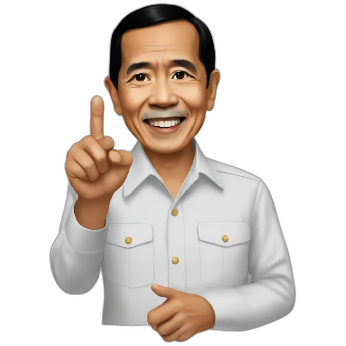 Jokowi handsahking luhut hand emoji