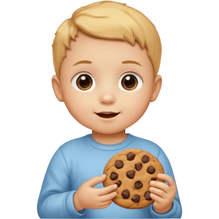 Babie Holding Cookie emoji