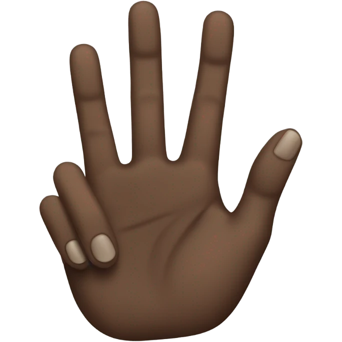🤟🏿 emoji