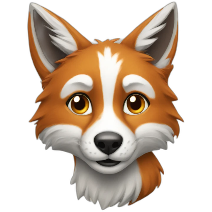 Chat sur renard emoji
