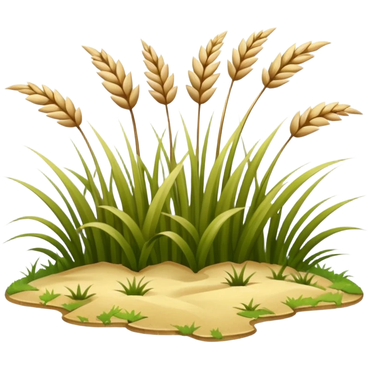 a beige patch of grass emoji