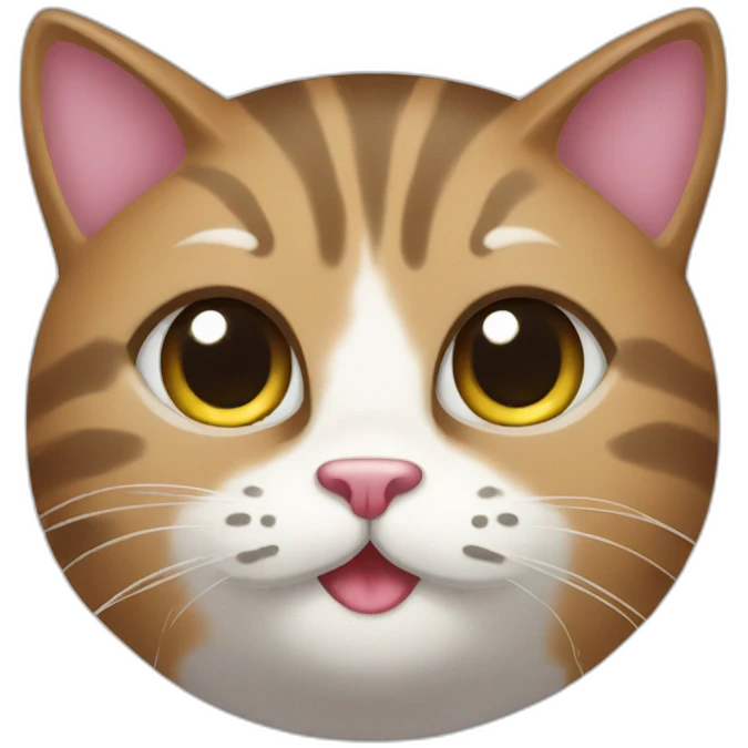 Cat with manicure emoji