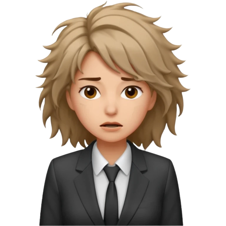 Late to work (female) emoji