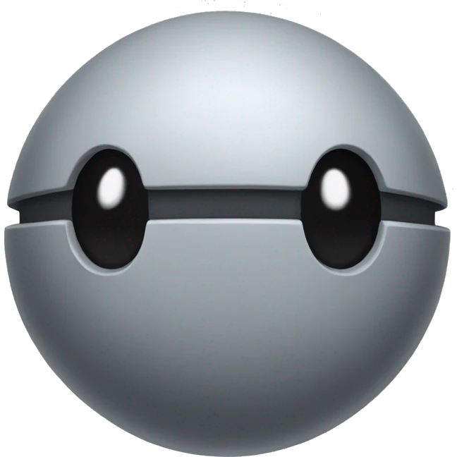 grey pokeball emoji