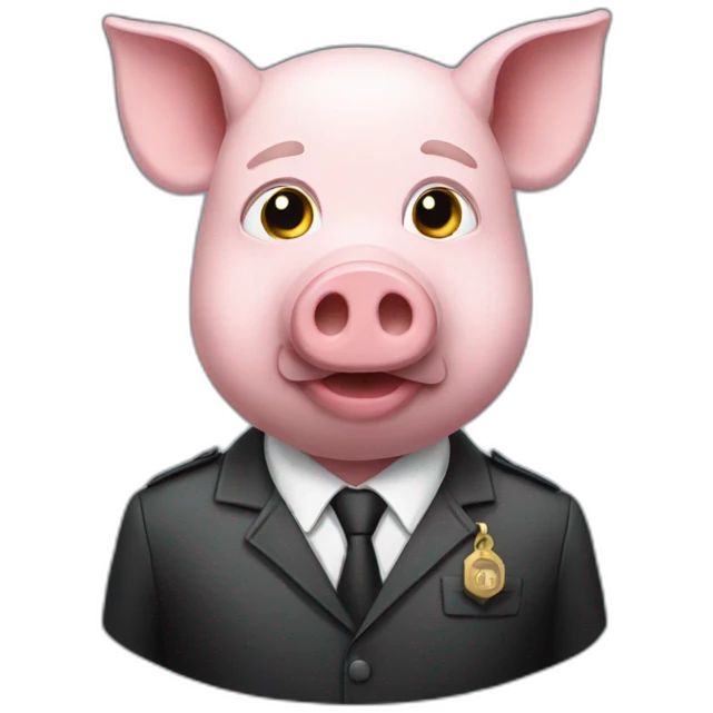 pig agent  emoji