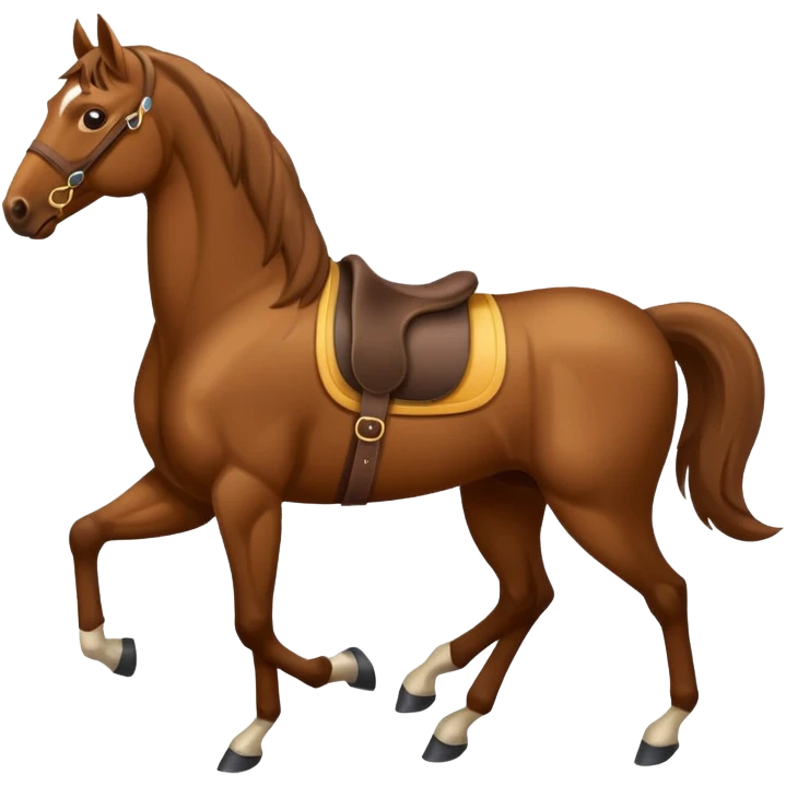 High resolution of A horse emoji