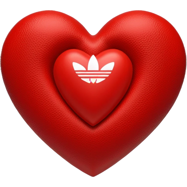 Adidas heart emoji