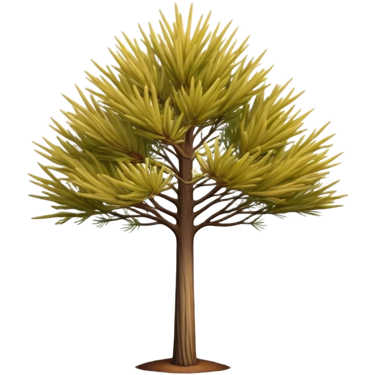 Cinematic Realistic Allocasuarina Emoji, Tall and elegant, with long, needle-like foliage that gives the tree a fine, wispy appearance. The tree’s soft, golden-brown color adds warmth to the landscape. Soft glowing outline, capturing the essence of Australian beauty, strength, and serenity in an allocasuarina tree! emoji