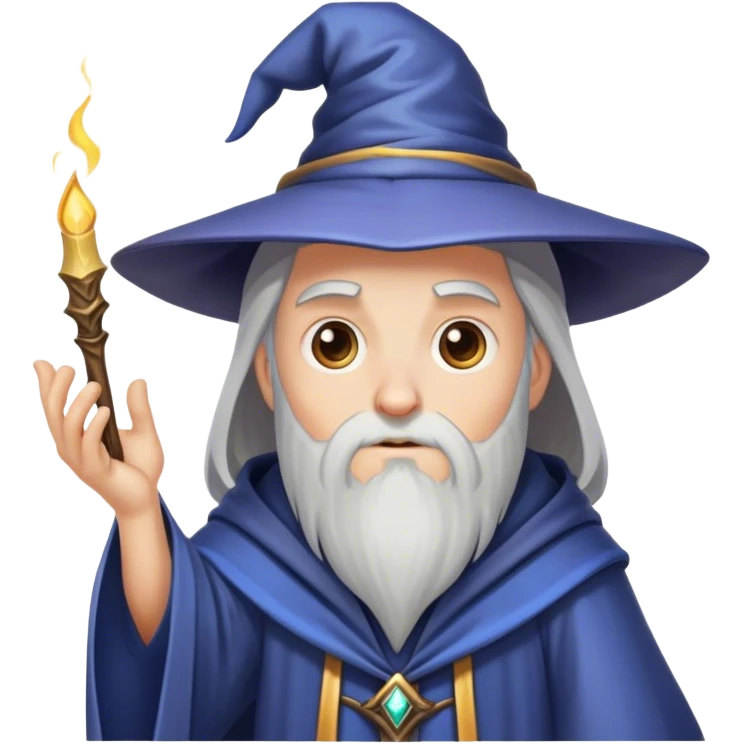 Wizard casting spells emoji
