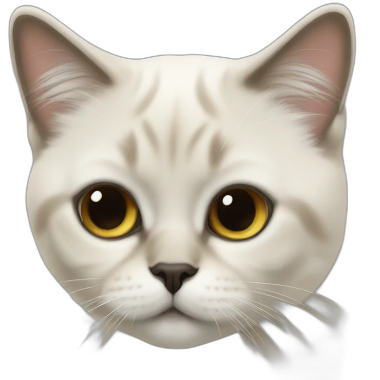 chat sacré de birmanie emoji