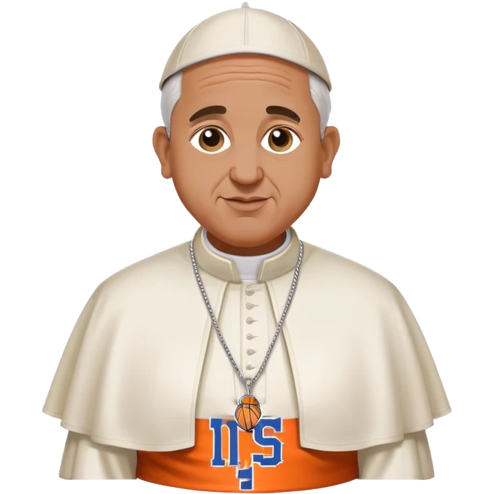 Pope in a Nick’s jersey emoji