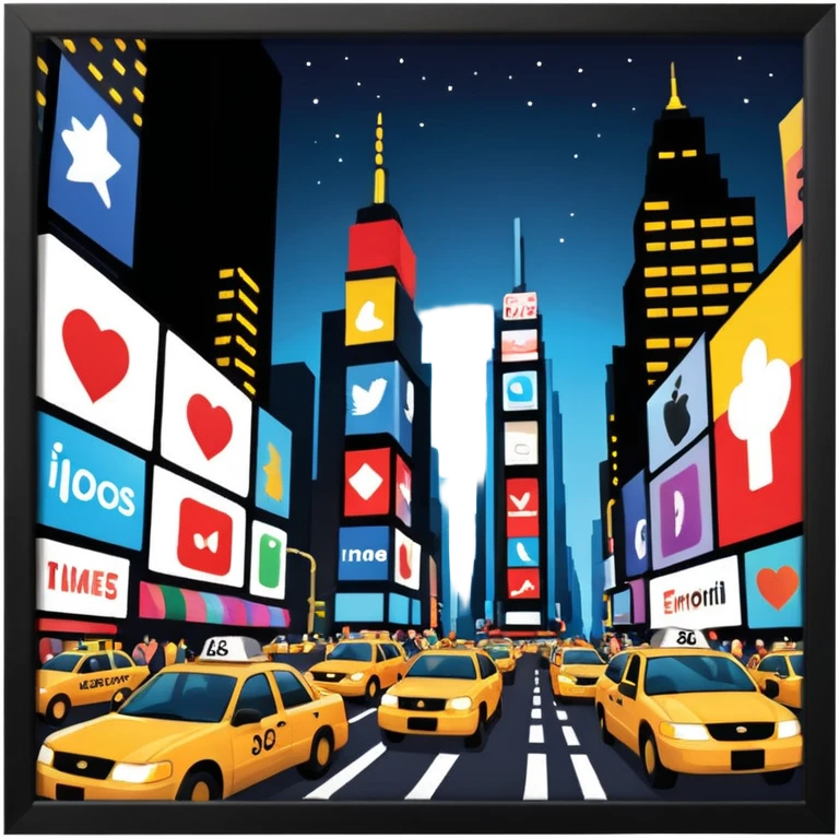 Times Square emoji