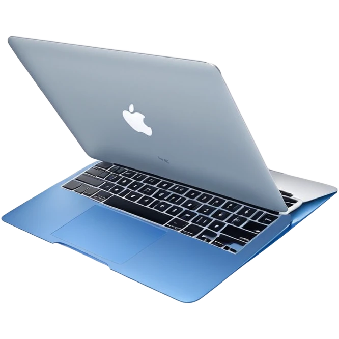 MacBook Air blue color emoji