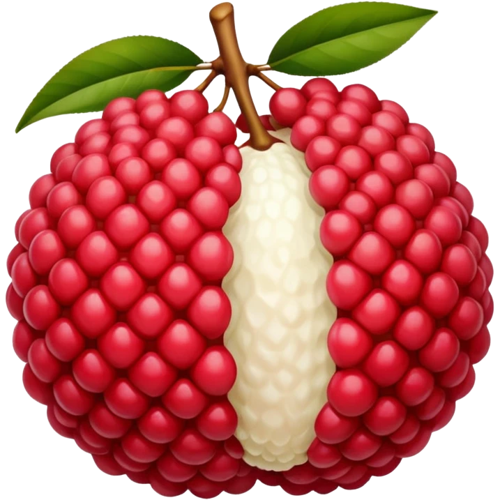 Lychee emoji