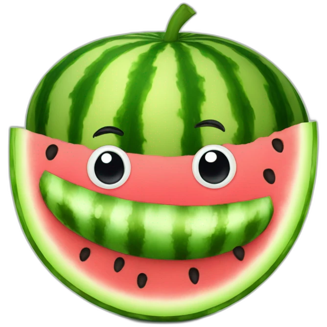 Watermelon-animal emoji