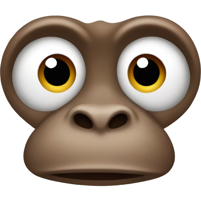 A nose monkey  emoji