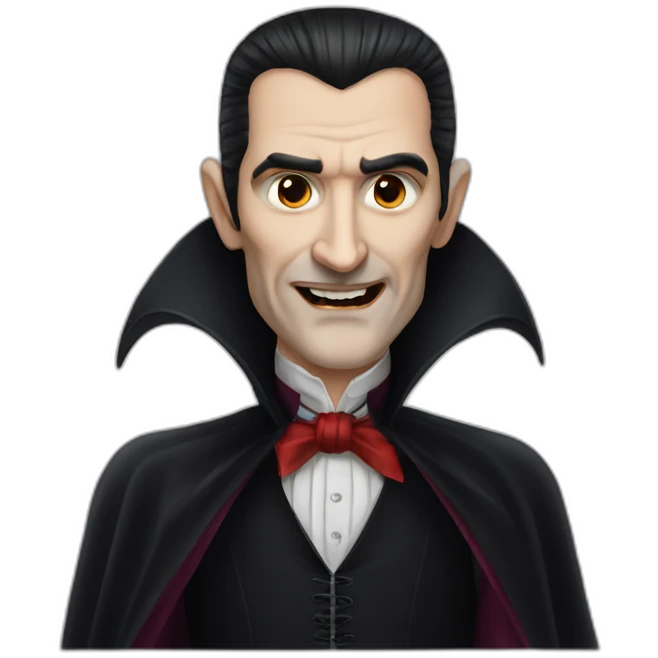 Realistic dracula emoji