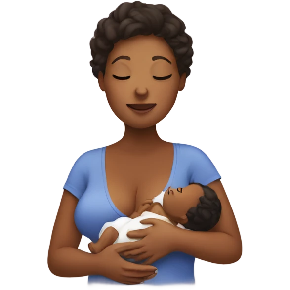 Breastfeeding mom emoji