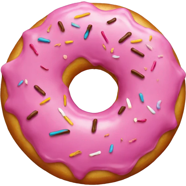 Plain donut emoji