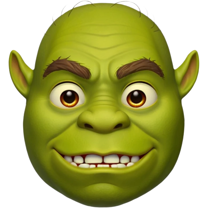 shrek face emoji