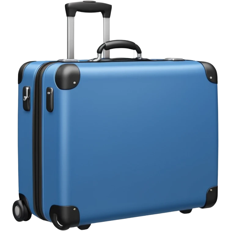 blue carry-on luggage emoji