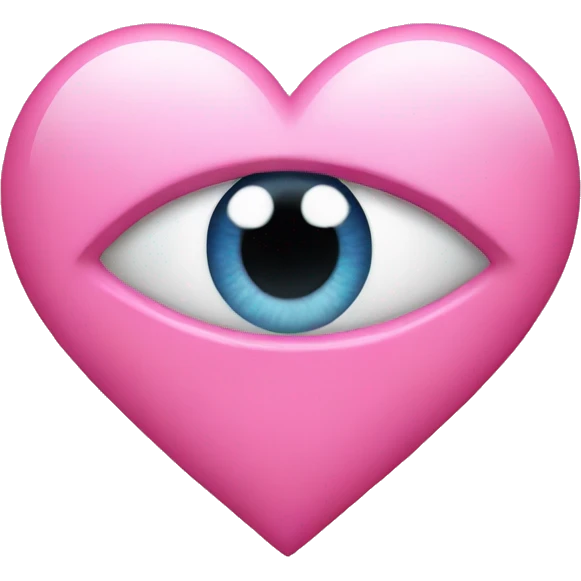 pink heart eye emoji emoji