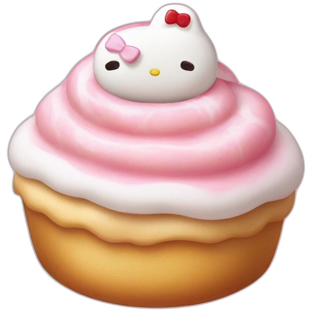Cinnamonroll in hello kitty  emoji