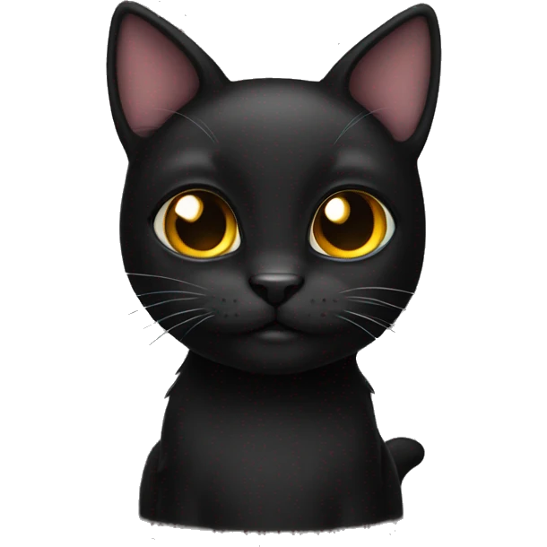 Black kitty  emoji